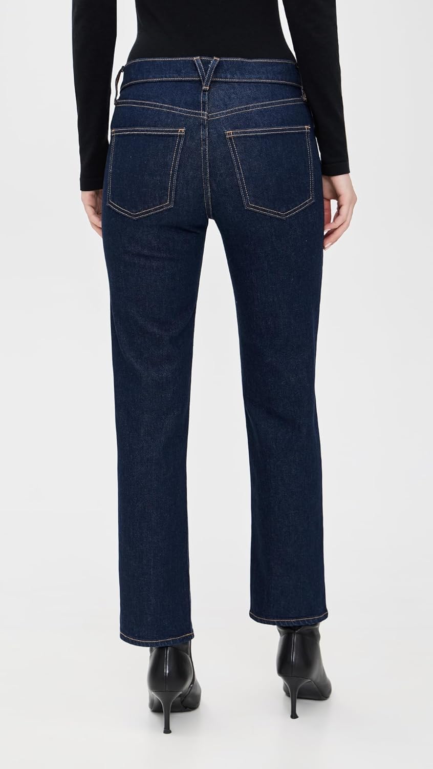 Veronica Beard Jean Women's Leah Mid Rise Straight Leg Jeans - Image 3