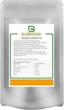 Vitamin E Powder, Tocopherol, Dietary Supplement, Buxtrade Various Sizes (100 g)