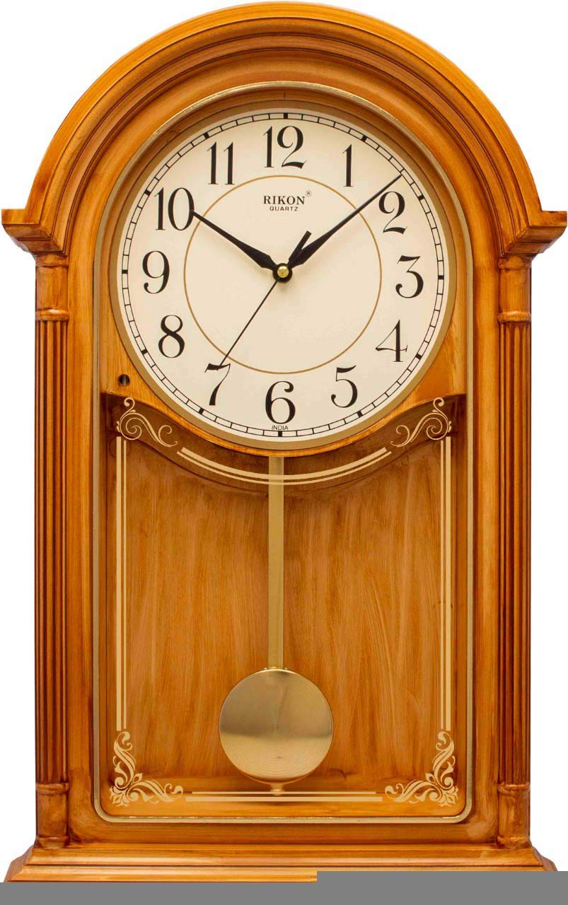 Buy Rikon Pendulum Classic Design Plastic Wall Clock for Living Room