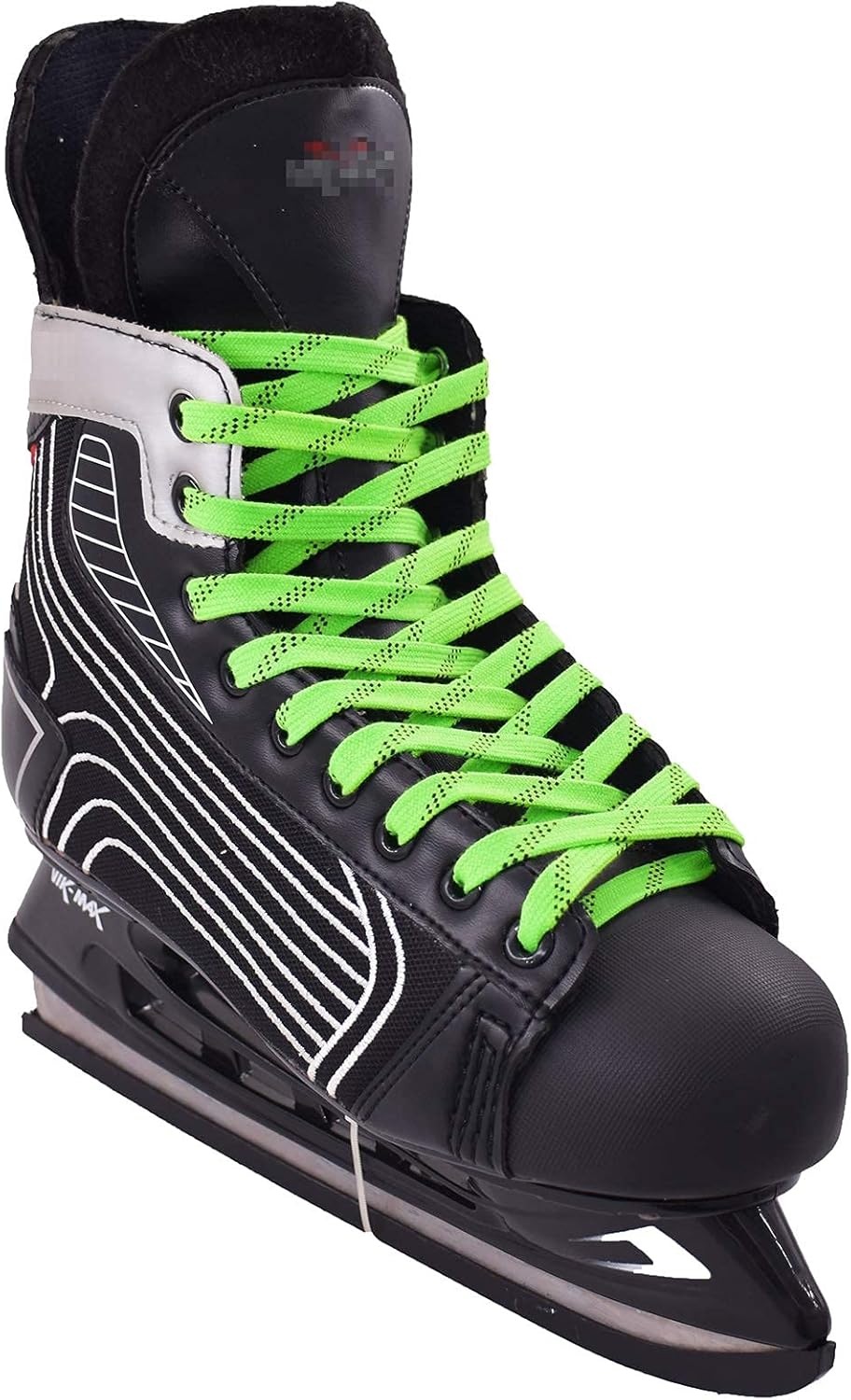 Rollerex VXT500 Inline Skate Wheels 72mm Turf Green (8 Wheels w/Bearings, spacers and washers) Gladiator Waxed Skate Laces (Screaming Green, 72") Intended for Roller Blade Wheel Replacement