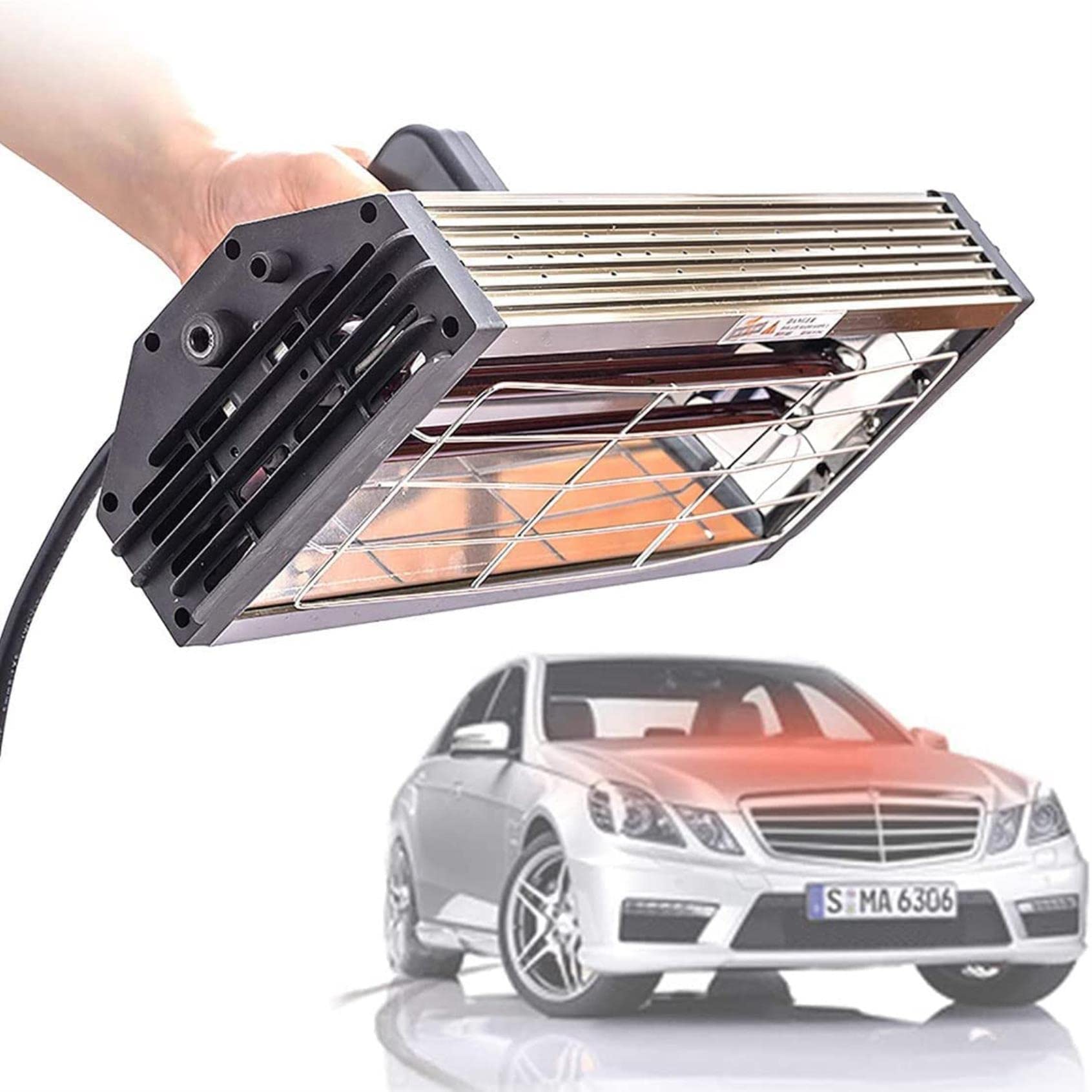 Lampe de cuisson infrarouge 2000W pour réparer les rayures de voiture