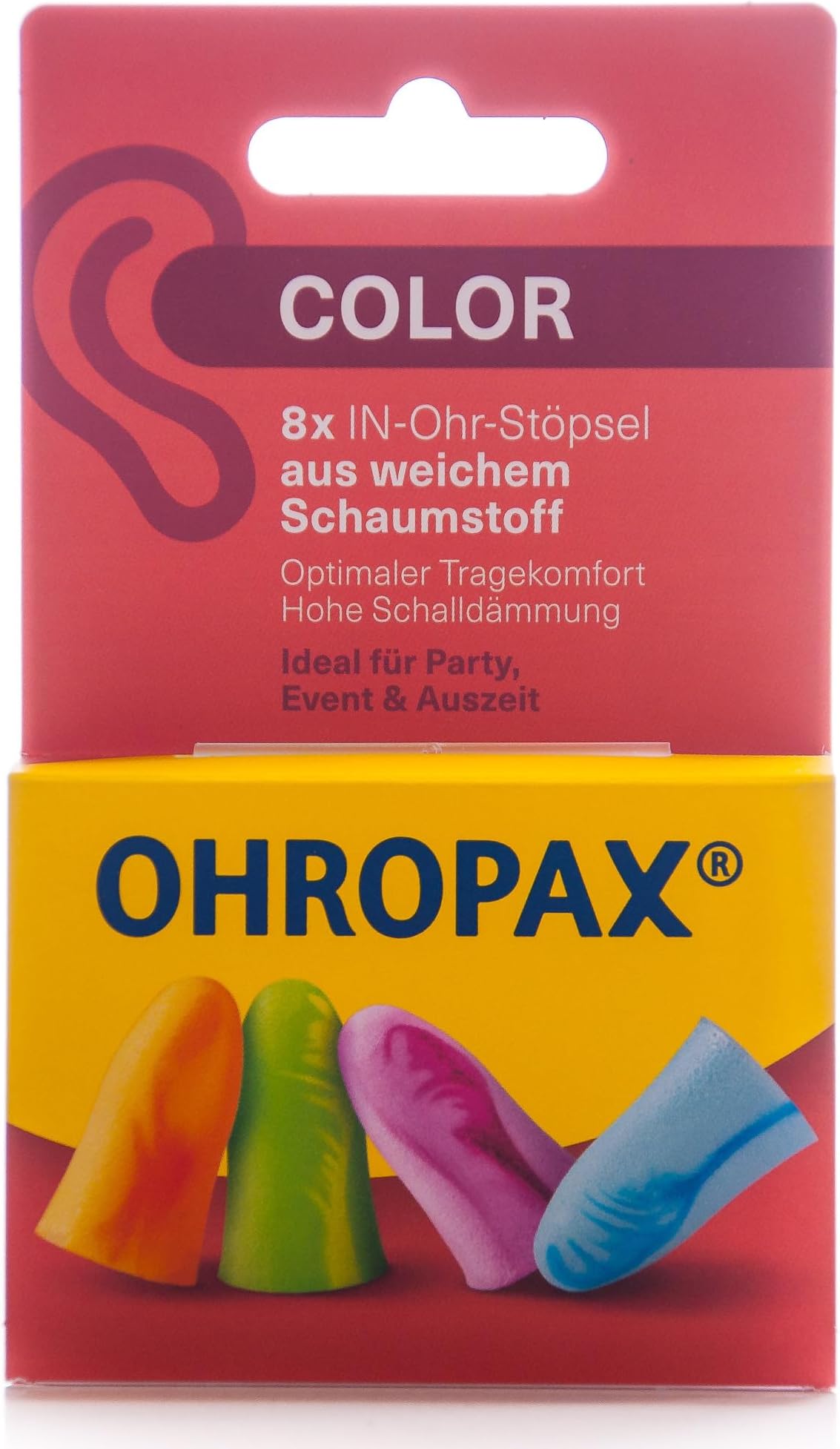 Color Foam Ear Plugs (8 Ear Plugs)