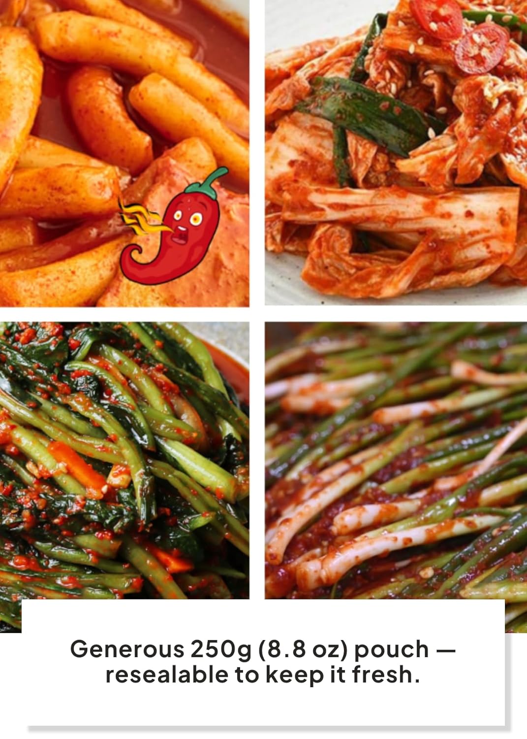 Korean Food Spicy Cheongyang Chili Pepper Powder – 100% Korean Grown, Extra Hot Coarse Red Pepper Flakes for Kimchi & Cooking, 7.05oz (200g)