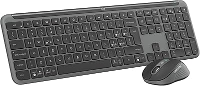 Logitech MK950 Signature Slim wireless tastiera e mouse Kit con di digitazione s