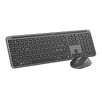 Logitech MK950 Signature Slim wireless tastiera e mouse Kit con di digitazione silenziosi