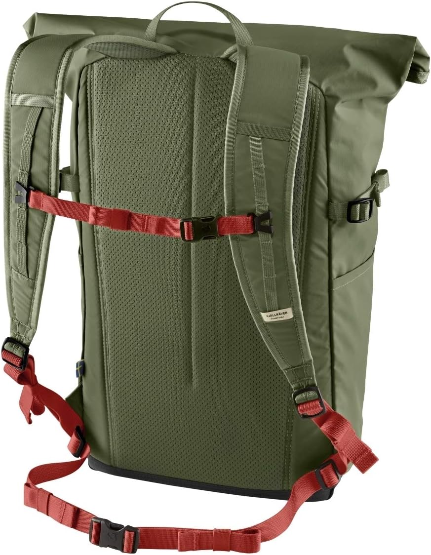 Fjällräven High Coast Foldsack 24 Backpack - Lightweight, Quick-Dry Fabric, Water-Resistant Design - Hiking, Travel, Green