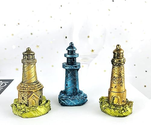 Miniatura 5 de Molde de silicona para faro, vela de faro, molde de silicona, adornos de resina, molde de bricolaje, faro blanco 3D, velas de escritorio, esculturas
