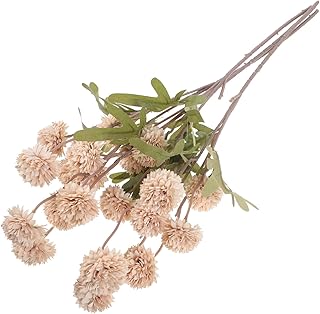 Angoily 4pcs Artificial Dandelion Flowers Faux Dandelion Stems for and Wedding Decor Realistic Plastic Bouquet for Table Centerpieces and Party Arrangements