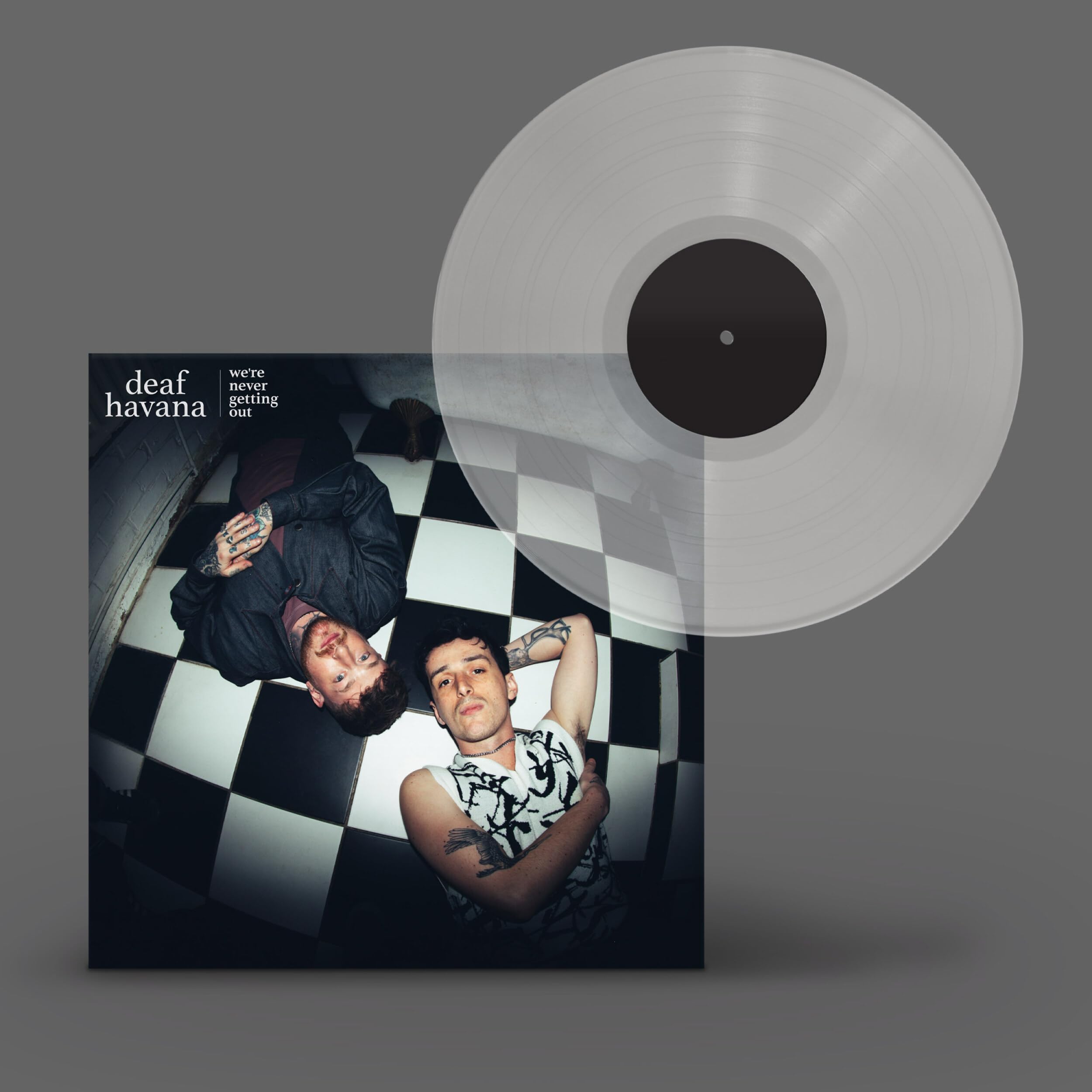 WE'RE NEVER GETTING OUT (TRANSPARENT CLEAR) [VINYL]