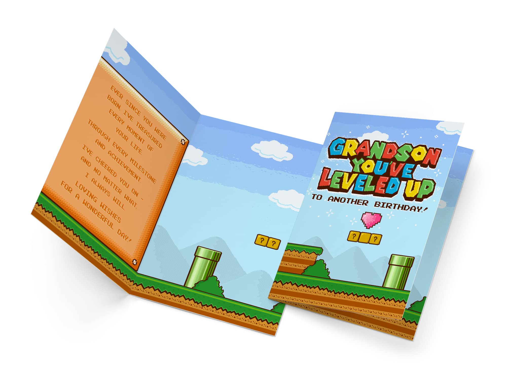 ICG Carte D'anniversaire Pour Petit-fils – Joueur D'ordinateur Avec écouteurs Et Collations Avec Finition Aluminium