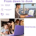 NOTODD Gaming Laptop 16" Win 11 Laptop Computer, 12GB LPDDR4 RAM 512GB SSD, Celeron N5095 Up to 2.9GHz, 2K 1920×1200 Display, Cooling Fan, Expandable Storage, PC for Gaming,Business, Study - Purple