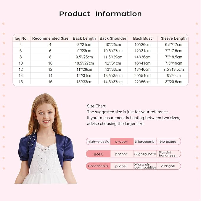 Cardigan Bambino Ragazza - Bolero Increspato Manica Lunga, Taglie 2-13 Anni - Foto 10