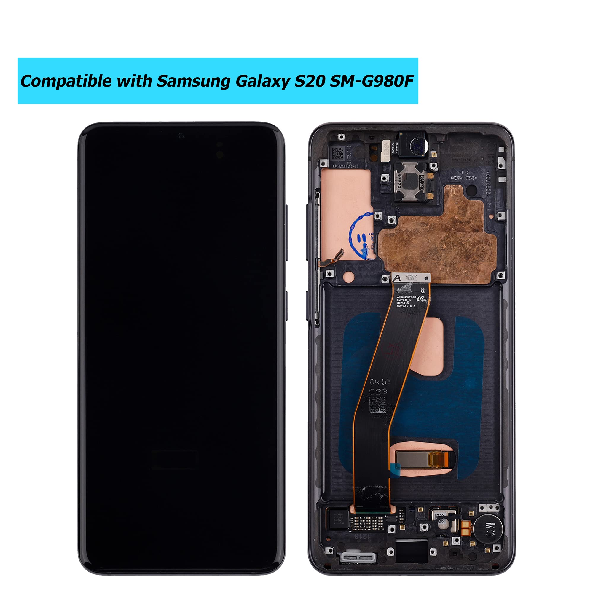 Amazon.com: Vvsialeek Compatible with Samsung Galaxy S20 SM