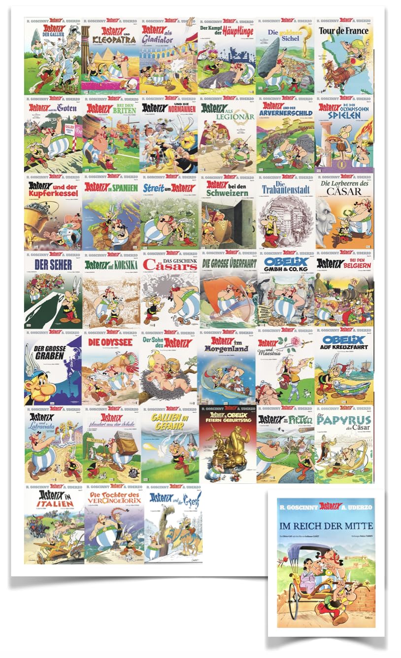 Asterix Sammlung - Asterix Band 1-39 + Sonderband: Asterix Im Reich Der Mitte
