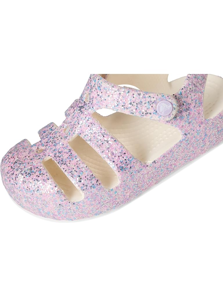 Purple Crocs Classic Fisherman Sandals (Toddler)