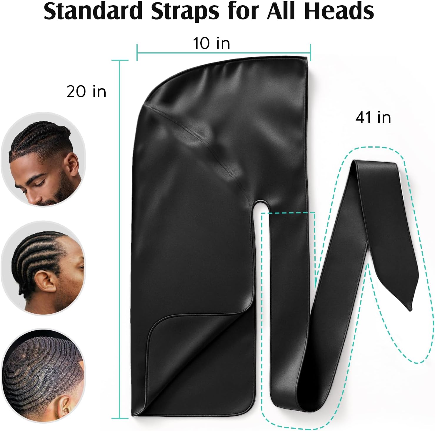YFONG 100% Mulberry Silk Durag for Men & Women, 22 Momme Silky Durag for Hair Care, Soft and Breathable Do rag