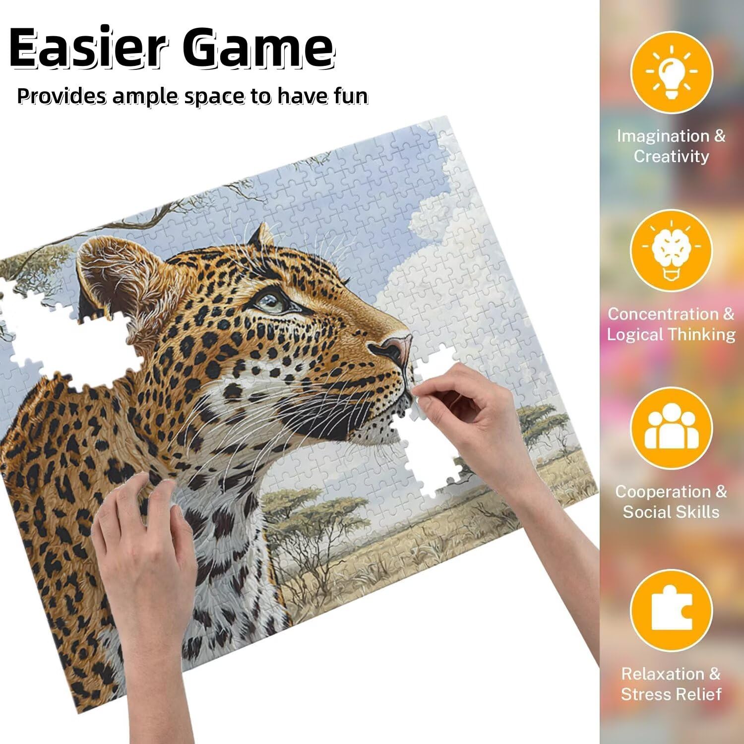 Wiesen Puzzle 4000 Teile, 3D Puzzle Erwachsene, EIN Herausforderndes Rätsel, Puzzlespiele für Die Ganze Familie, Geschenke für Männer, Frauen, Weihnachtspuzzle Home Dekoration Thema: Wiesen fr0-1044