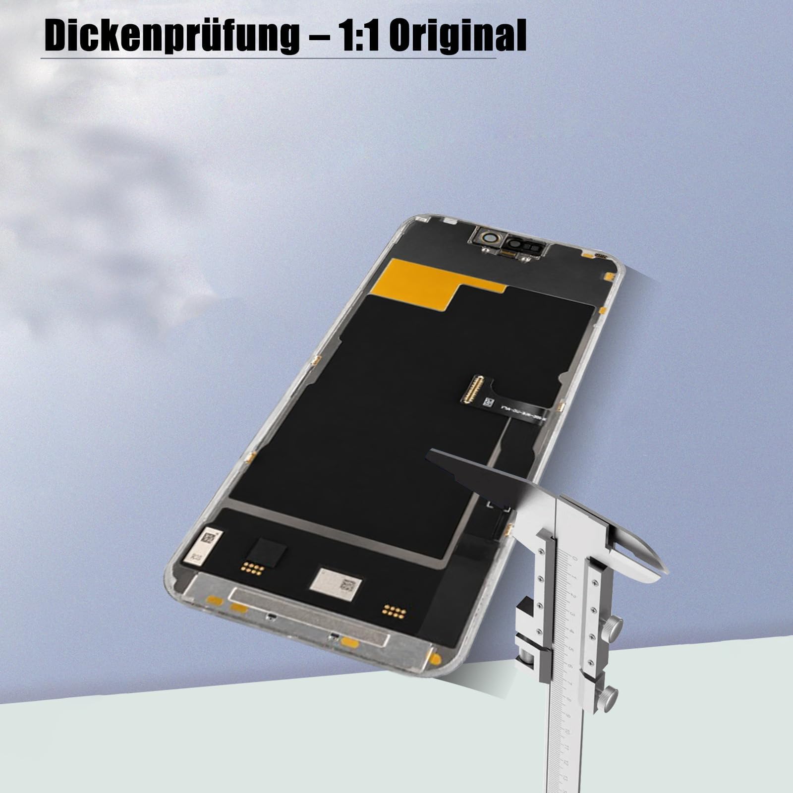 DIGI4U Repuesto de pantalla OLED suave para iPhone 15 Pro, pantalla FHD de 6,1 pulgadas, pantalla táctil Truetone COP con herramienta de reparación, protector de pantalla y adhesivo resistente al agua