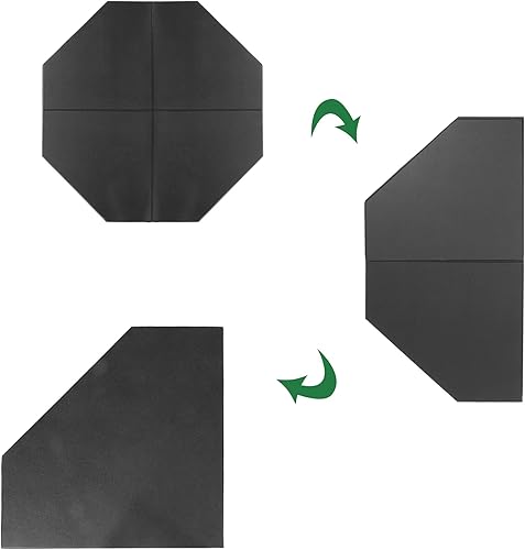 Miniatura 5 de LUCKYERMORE Mesa de póquer plegable 47 "8 jugadores diseño esteras de póquer con bolsa de transporte portavasos para Texas Holdem Casino