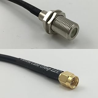 3 feet RG316 F FEMALE to SMA MALE Pigtail Jumper RF coaxial cable 50ohm Quick USA Shipping