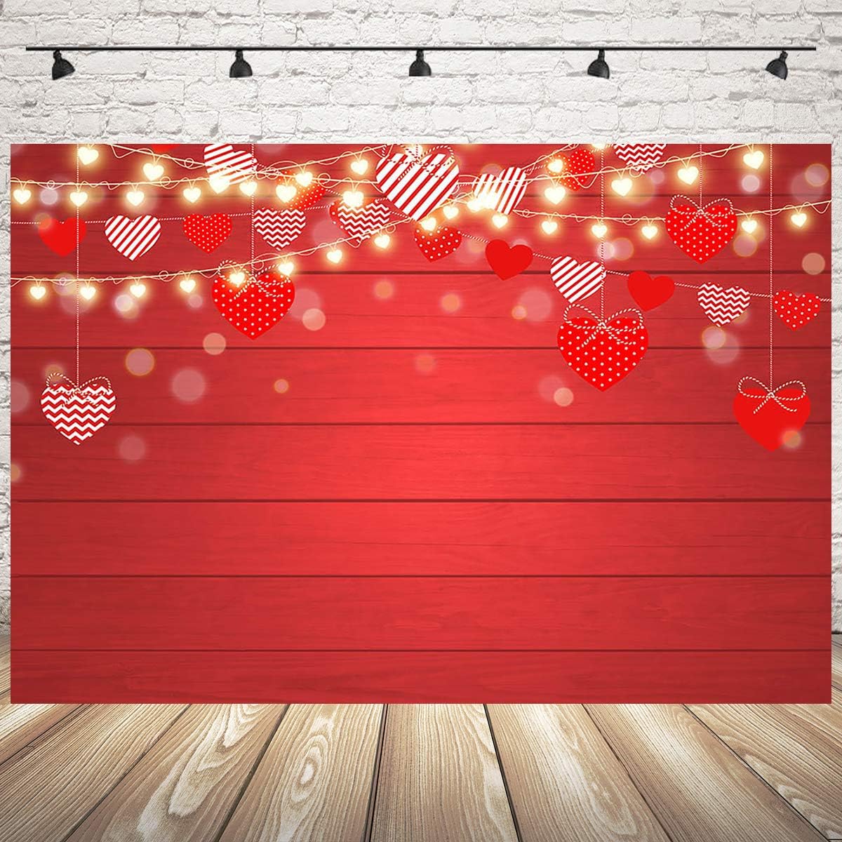 Limited Mocsicka Valentine's Day Backdrop for Photography 7x5ft Red Wood Wall Love Heart Light Bulbs Photobooth Backdrops Galentine's Day Party Photography Background Discount 80% Mocsicka Valentine's Day Backdrop for Photography 7x5ft Red Wood Wall Love Heart Light Bulbs Photobooth Backdrops Galentine's Day Party Photography Background