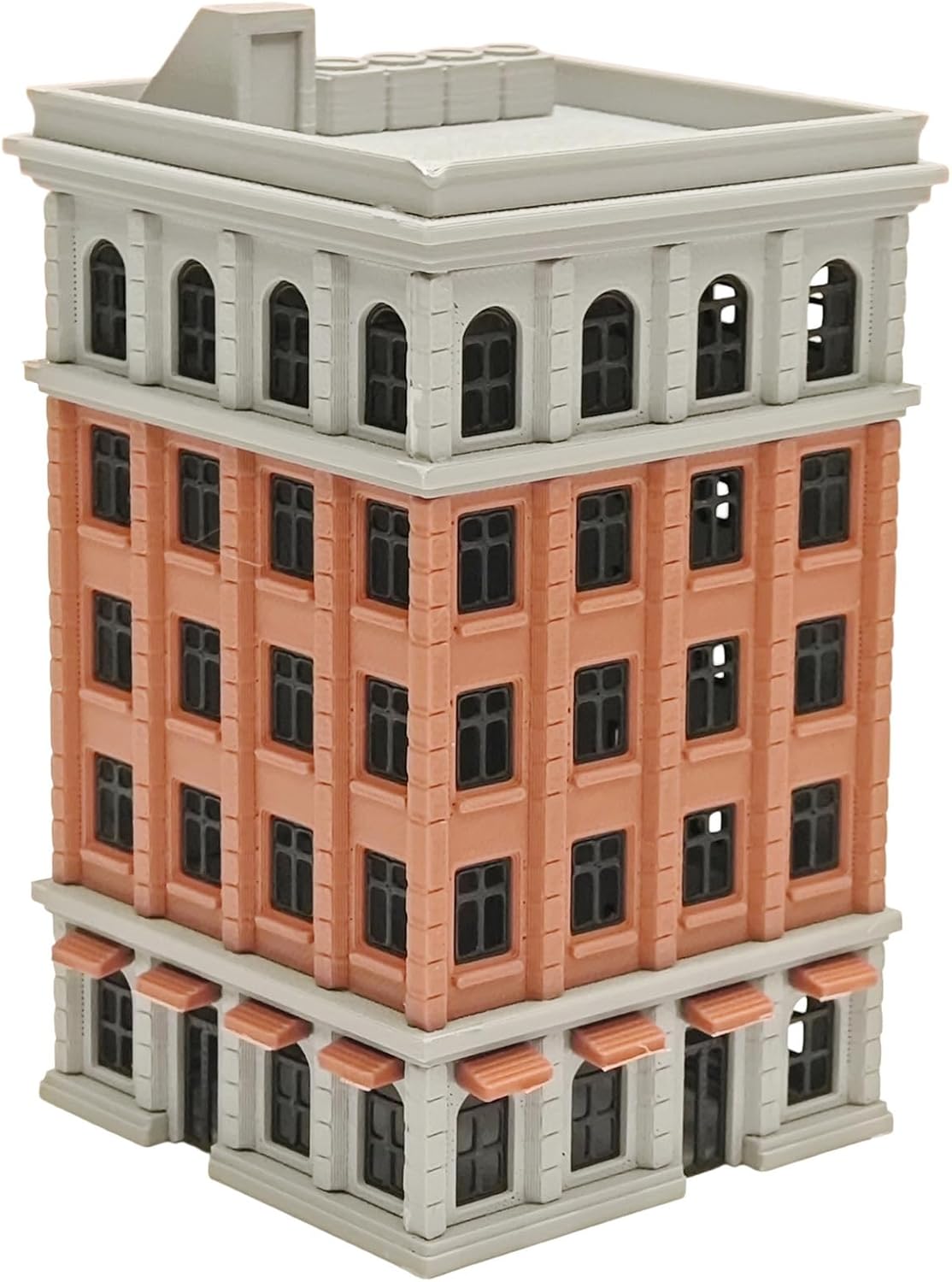 Outland Models Miniatures Downtown Classic Hotel Stackable 1:160 N Scale-5-story Building kit
