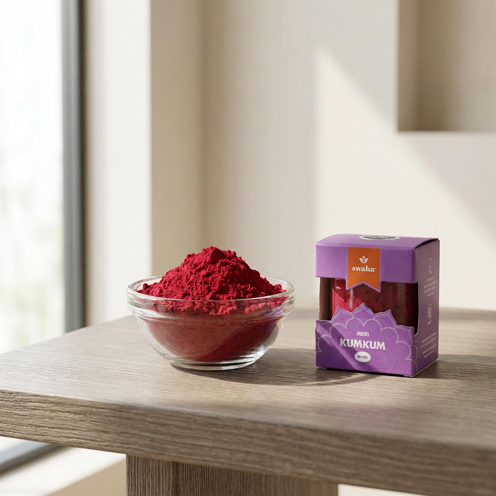 Pure Red Kumkum - Natural & Chemical Free -7 Pure Red Kumkum - Natural & Chemical Free -7