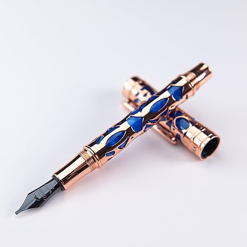 Miniatura 2 de Conklin Pluma Estilográfica Endura Deco Crest Azul - EF