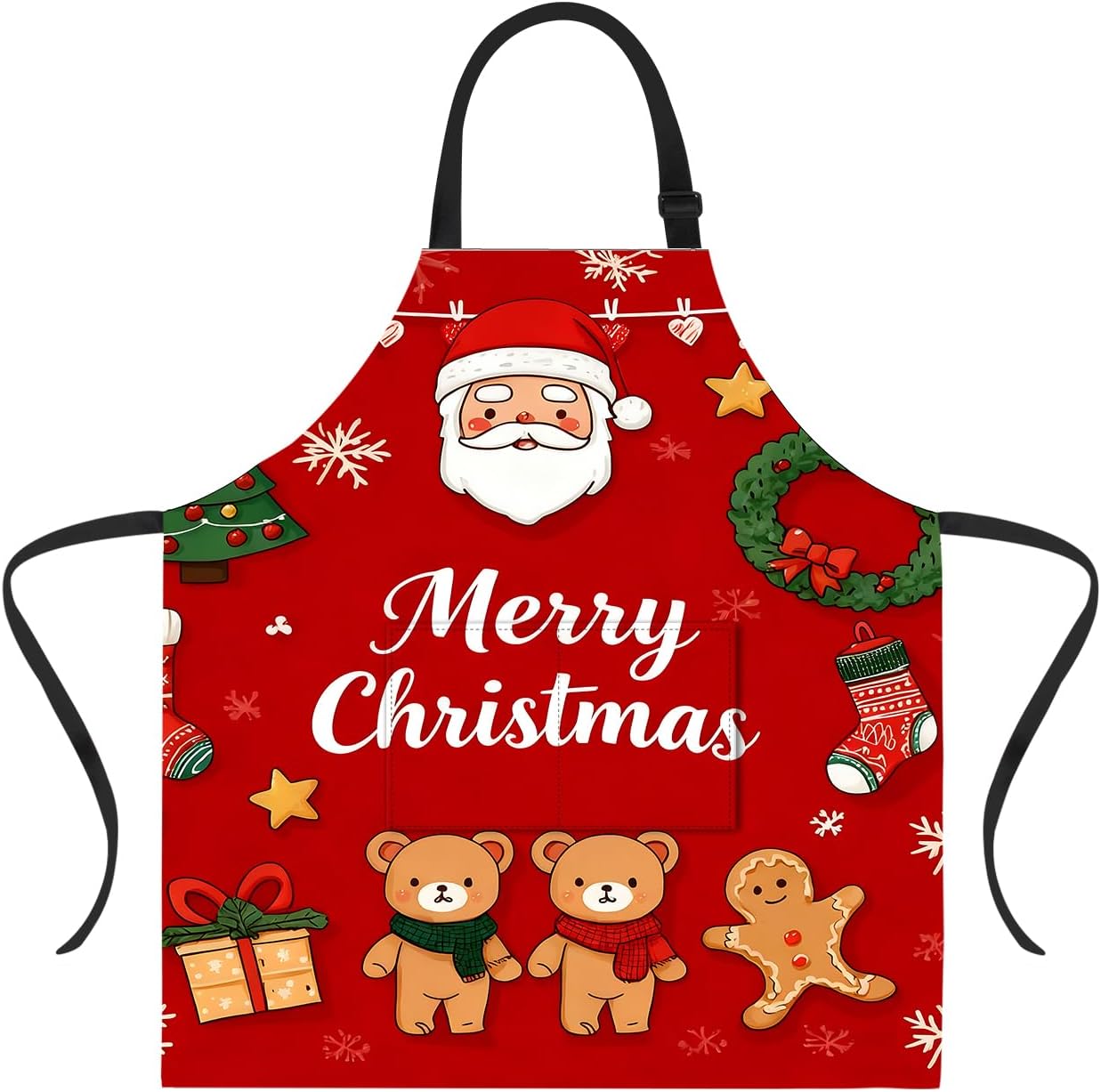 ANNA QUEEN Funny Cat Apron for Women Men with Pockets, Spring Sunflower Butterfly Apron Kitchen Chef Cooking Aprons