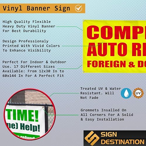 Miniatura 2 de Vinyl Banner Multiple Sizes Chicken Tenders & Fries Restaurant Cafe Restaurant & Food Outdoor Weatherproof Industrial Yard Signs White 4 Grommets