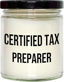 Tax Preparer Gifts from Friends Handmade 9oz Vanilla Soy Candle Birthday Unique Gifts Ideas
