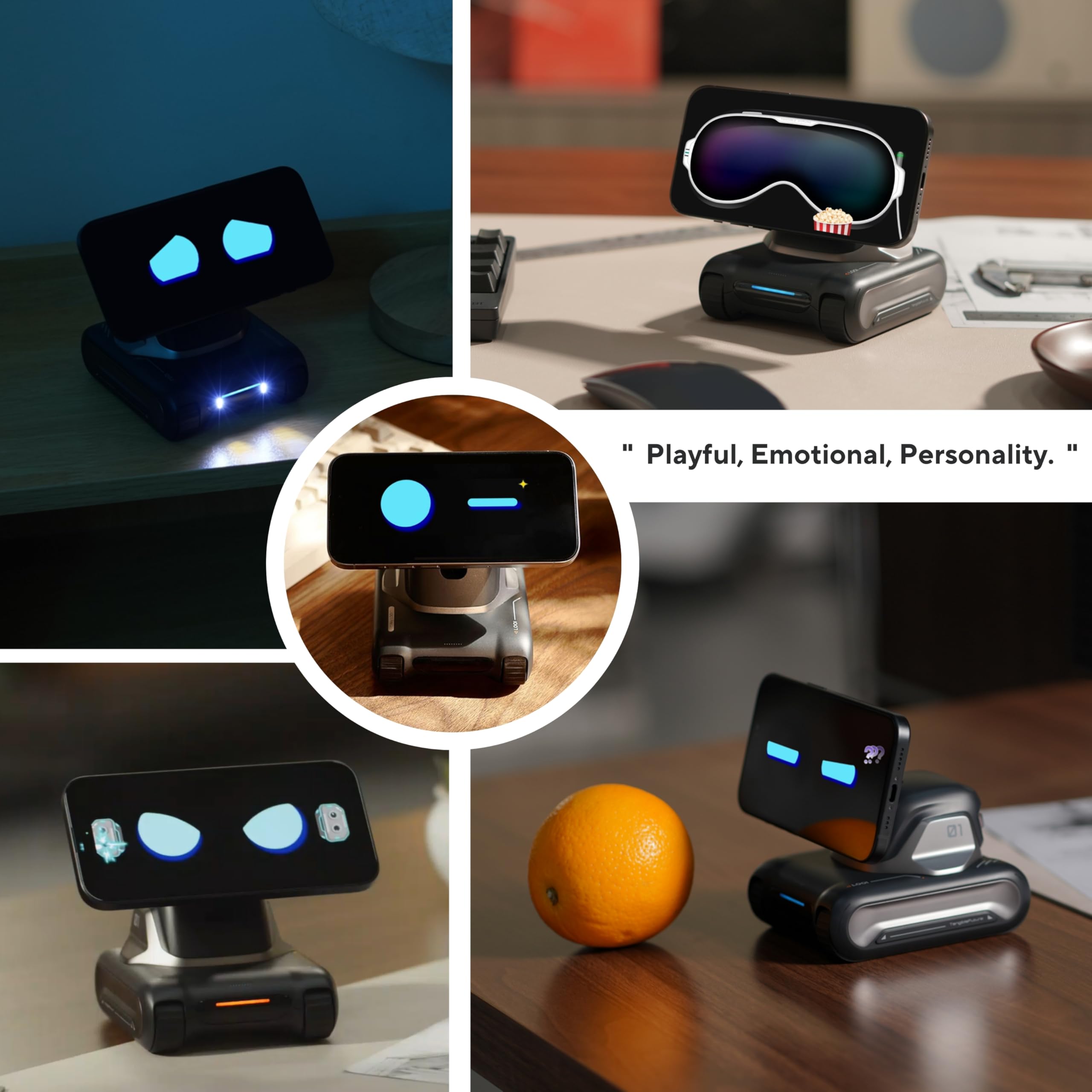 LOOI Robot 日本語対応 GPT-4o搭載 MagSafe Amazon.com: TangibleFuture LOOI Robot-Space Black – AI