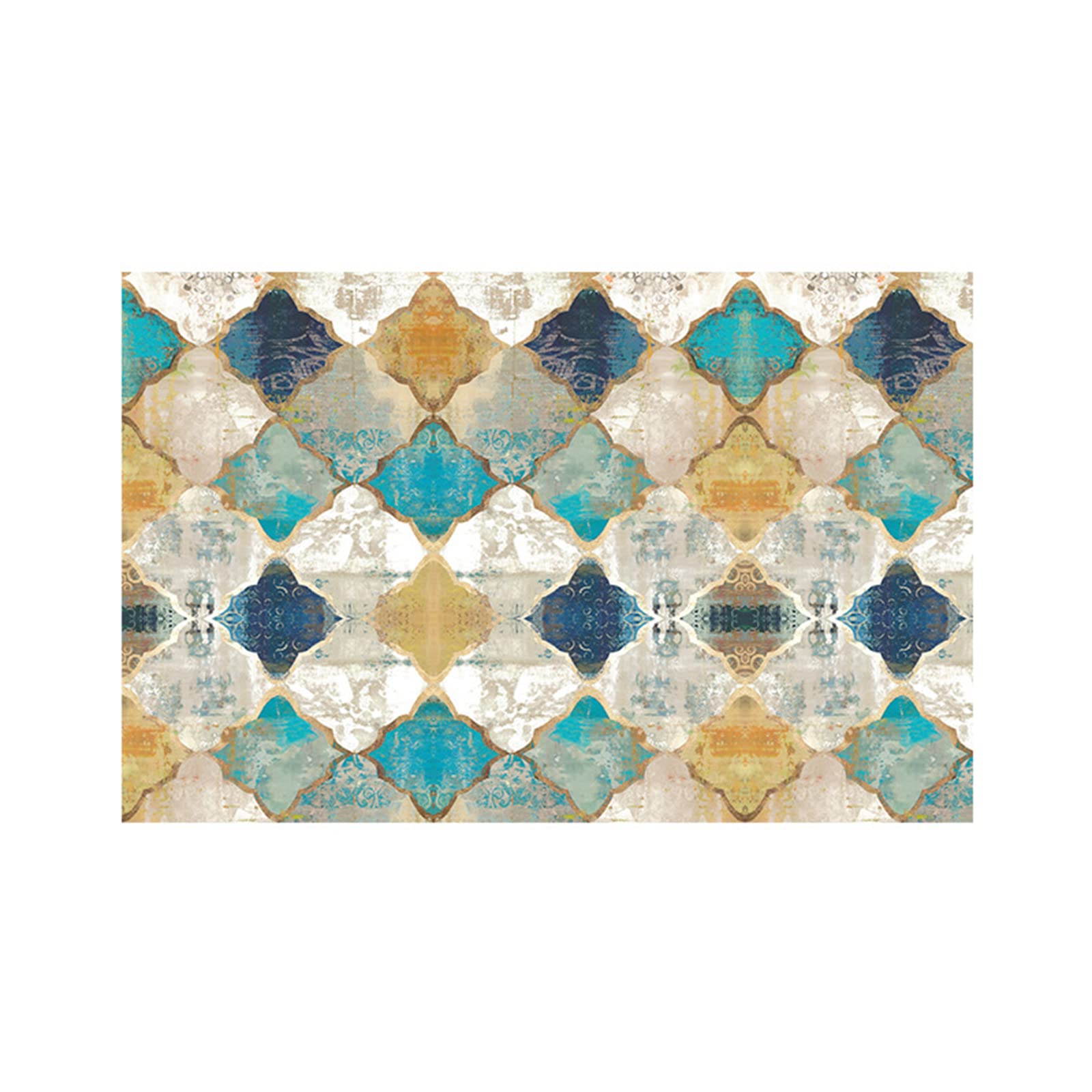 Area Rugs for Bedroom Living Room Modern, Geometric Vintage Area Rug for Bedroom Kids Room Living Room Play area Crystal Velvet Decorative Carpet (31.5* 47.2inch)