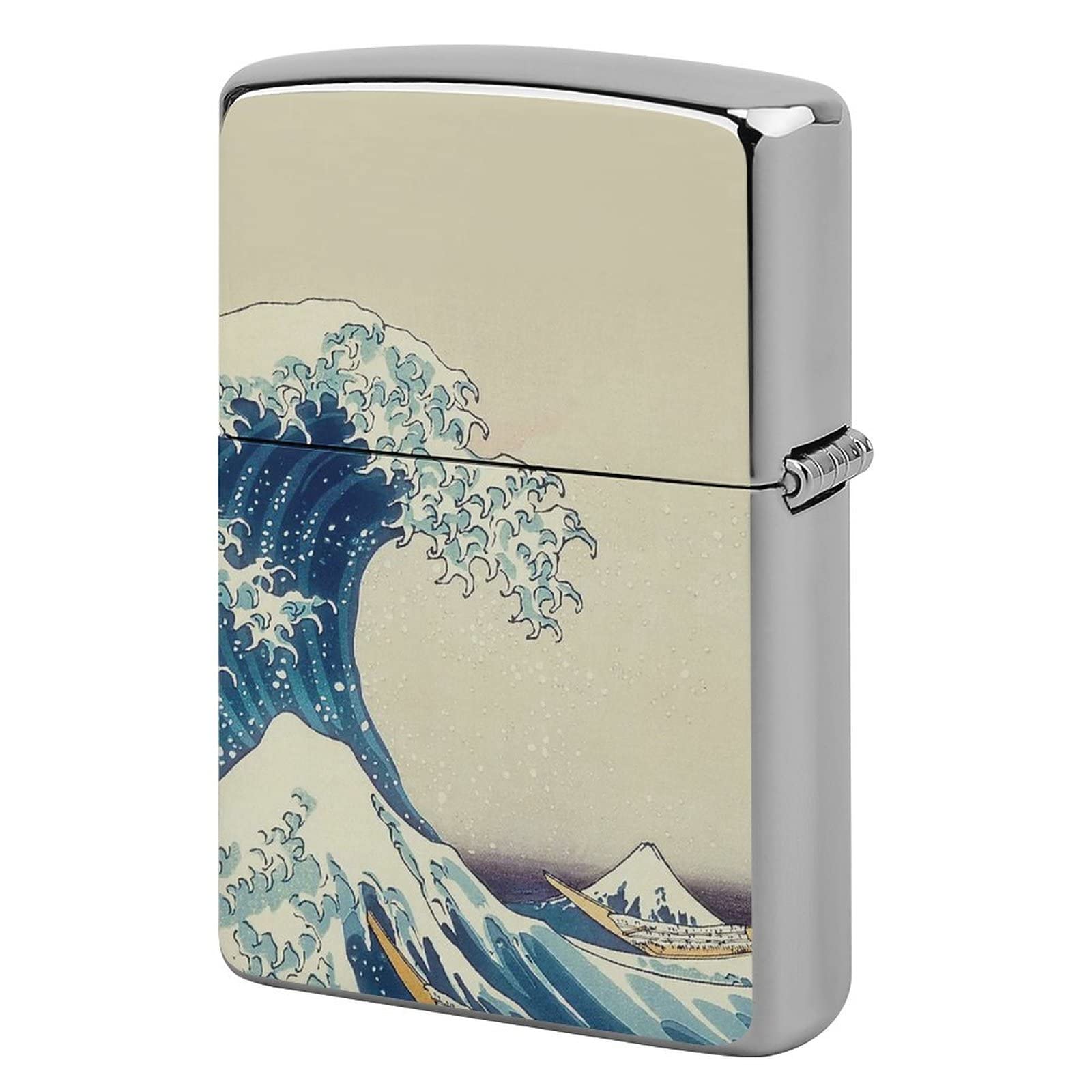 Amazon.co.jp: Zippo Lighter Case, Kanagawa Wave Lighter Case