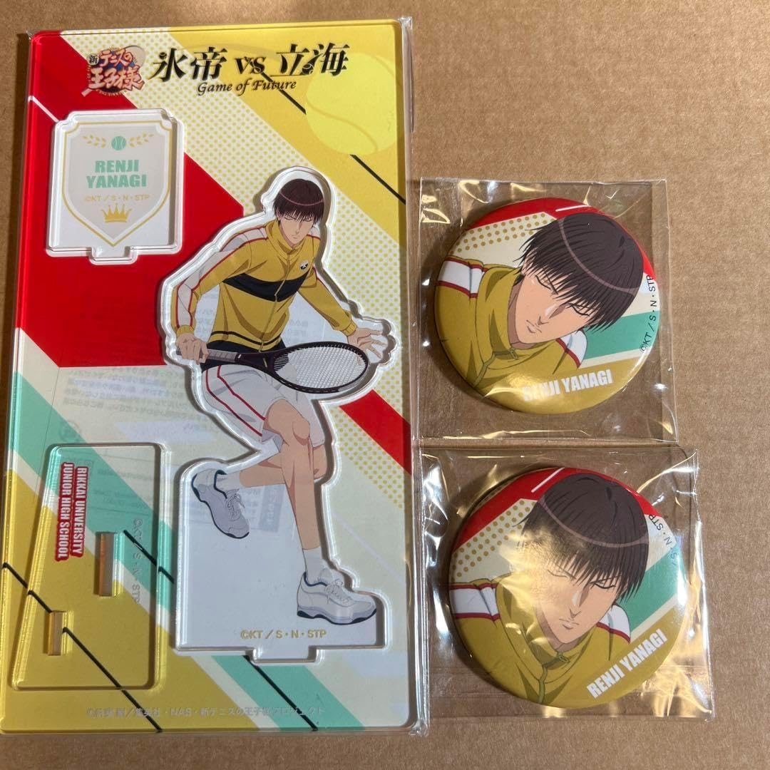 柳蓮二 まとめ売り テニプリ テニスの王子様 柳蓮二 缶バッジ まとめ