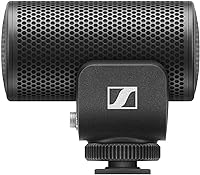 Vista 1 de SENNHEISER Professional MKE 200 Directional On-Camera Microphone with 3.5mm TRS and TRRS Connectors for DSLR, Mirrorless & Mobile,Auxiliary