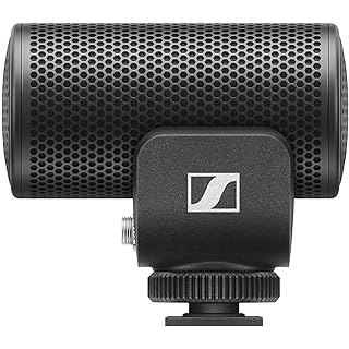 SENNHEISER Professional MKE 200 Directional On-Camera Microphone with 3.5mm TRS and TRRS Connectors for DSLR, Mirrorless & Mobile,Auxiliary