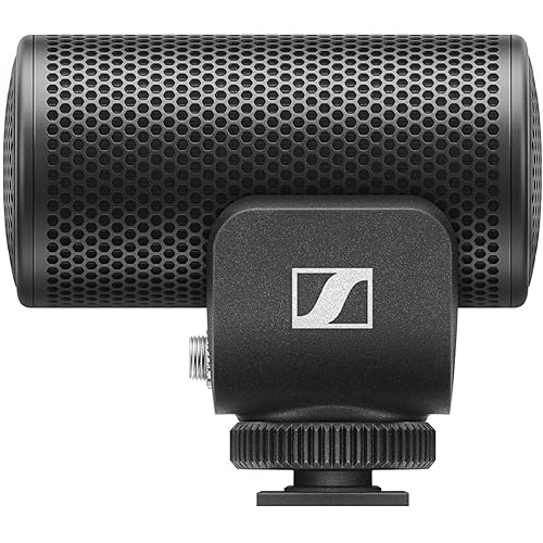 SENNHEISER Professional MKE 200 Directional On-Camera Microphone with 3.5mm TRS and TRRS Connectors for DSLR, Mirrorless & Mobile,Auxiliary - MKE 200