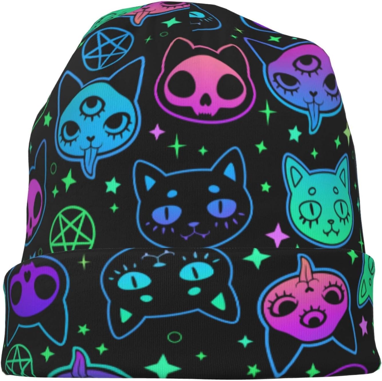 Beanie Hat Slouchy Knitted Cap for Adults Men Women Skull Hat Cancer Chemo Headwear Gift Jogging Cycling Warm Cap - Image 4