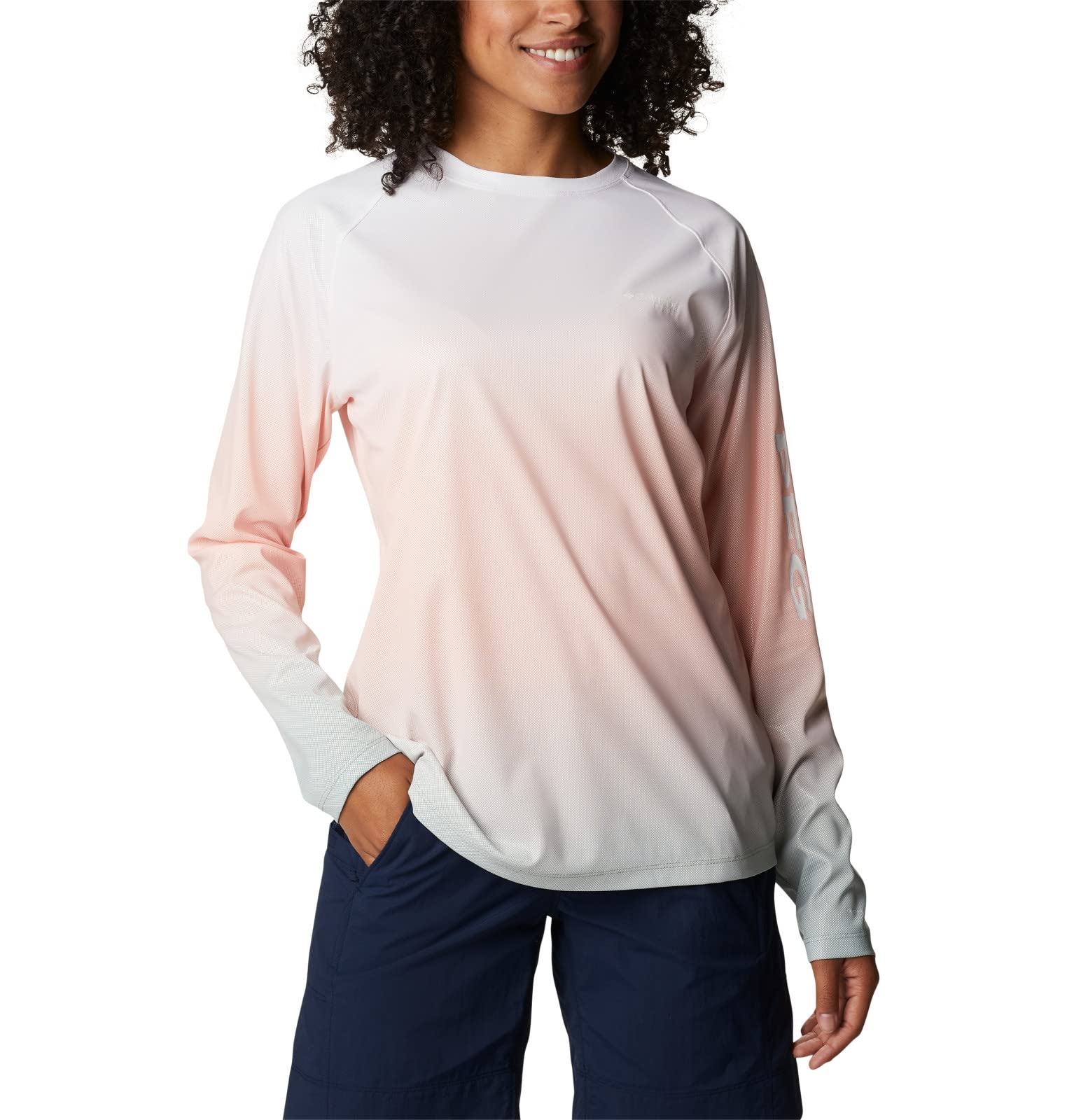 Columbia Women's Printed Tidal Deflector Long Sleeve