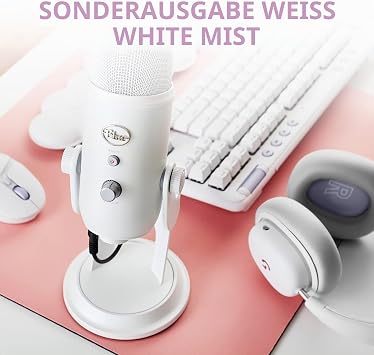 Logitech G Blue Yeti USB-Mikrofon für Aufnahmen Streaming Gaming