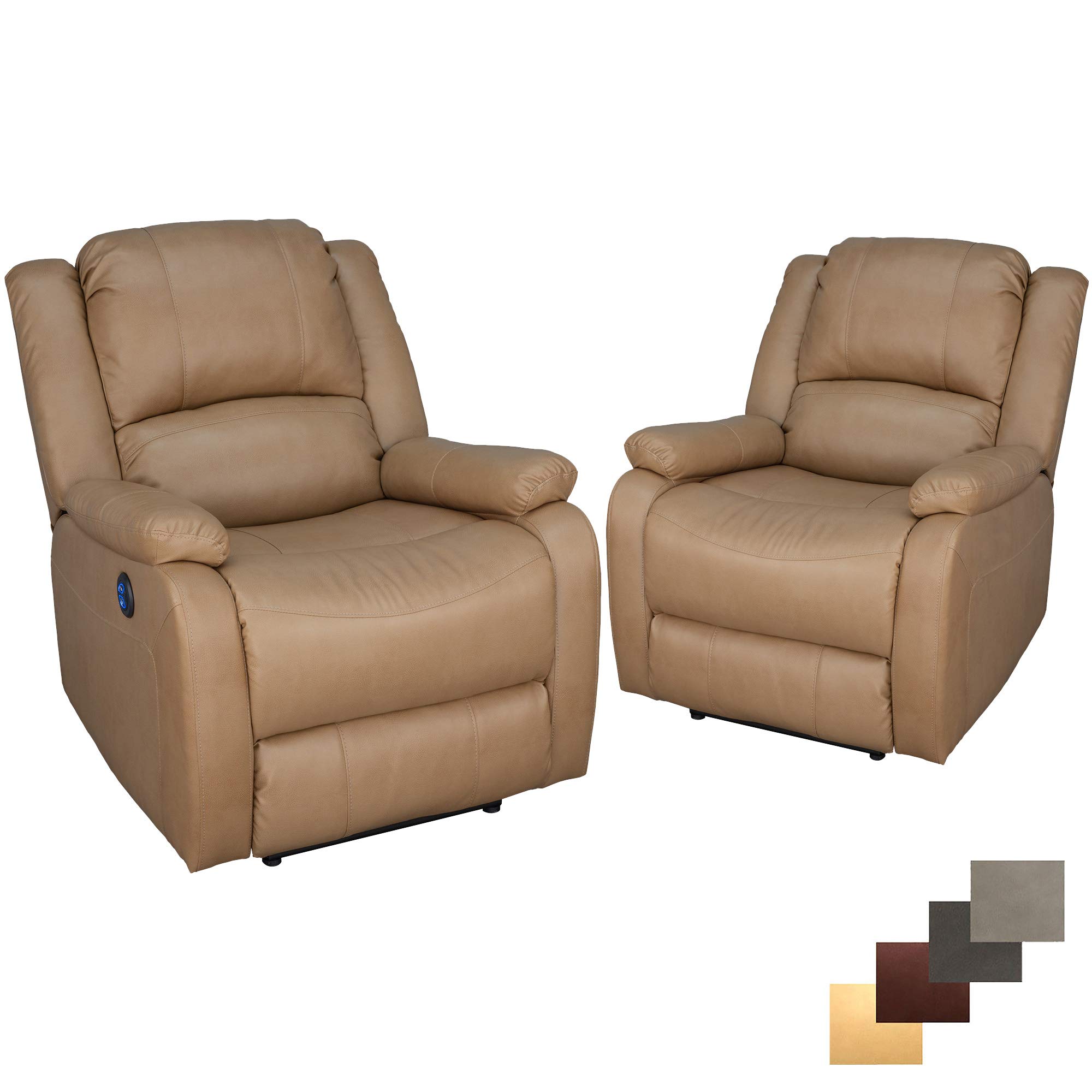 Buy RecPro Charles 30" Powered RV Wall Hugger Recliner Set of 2 Zero