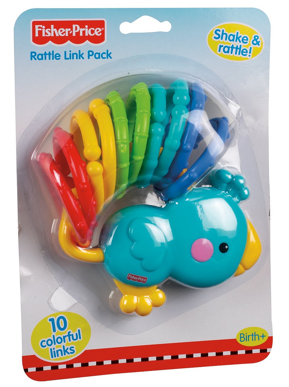 Fisher Price - Sonajero y Mordedor - Pajarito