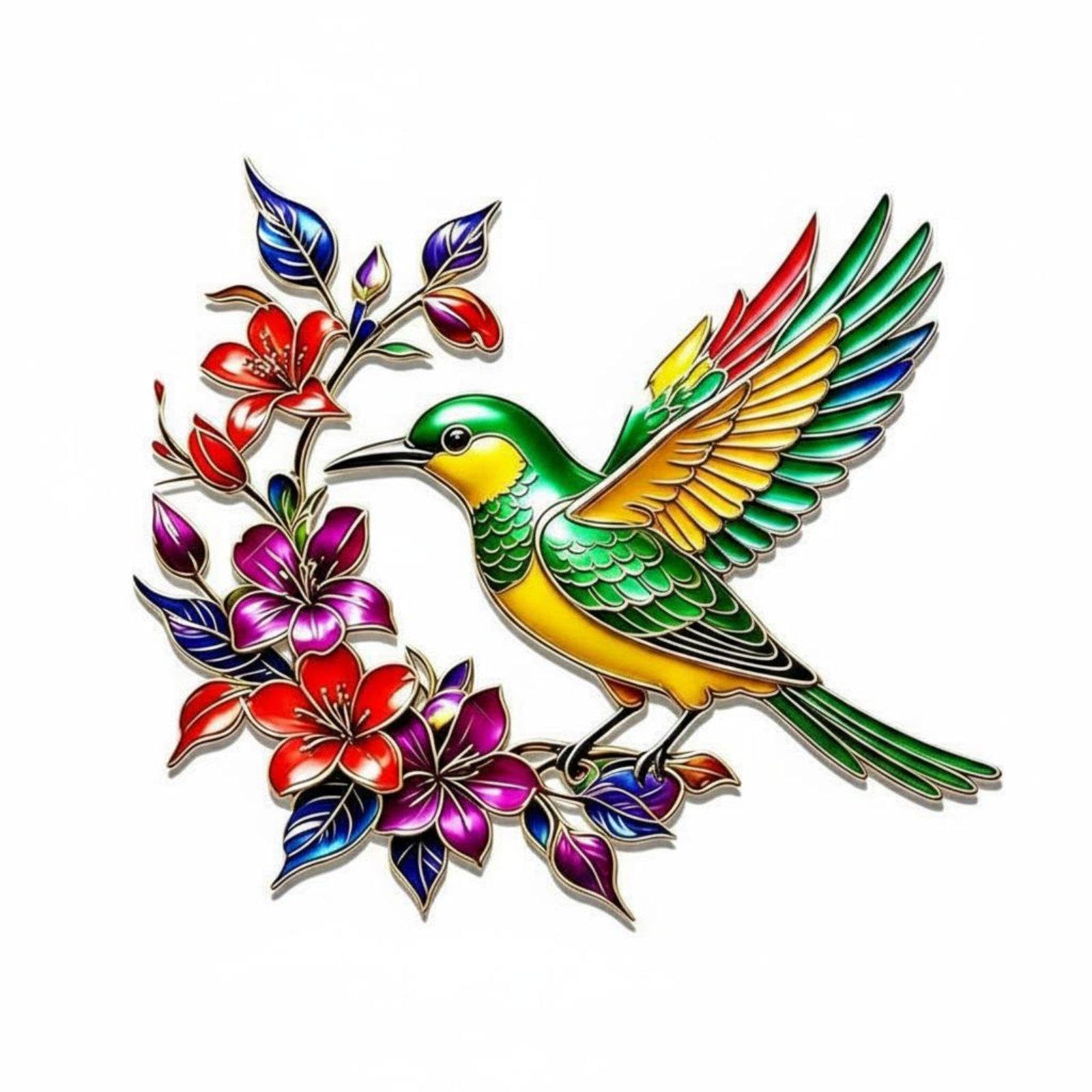 Avian Metal Wall Decor Wall Art Indoor and Outdoor Use Floral Bird Wall Decor Rust-Resistant Nature-Themed Metal Decor for Living Room, Garden Style B|Home & Garden| Home D?cor| Figurine-image-44