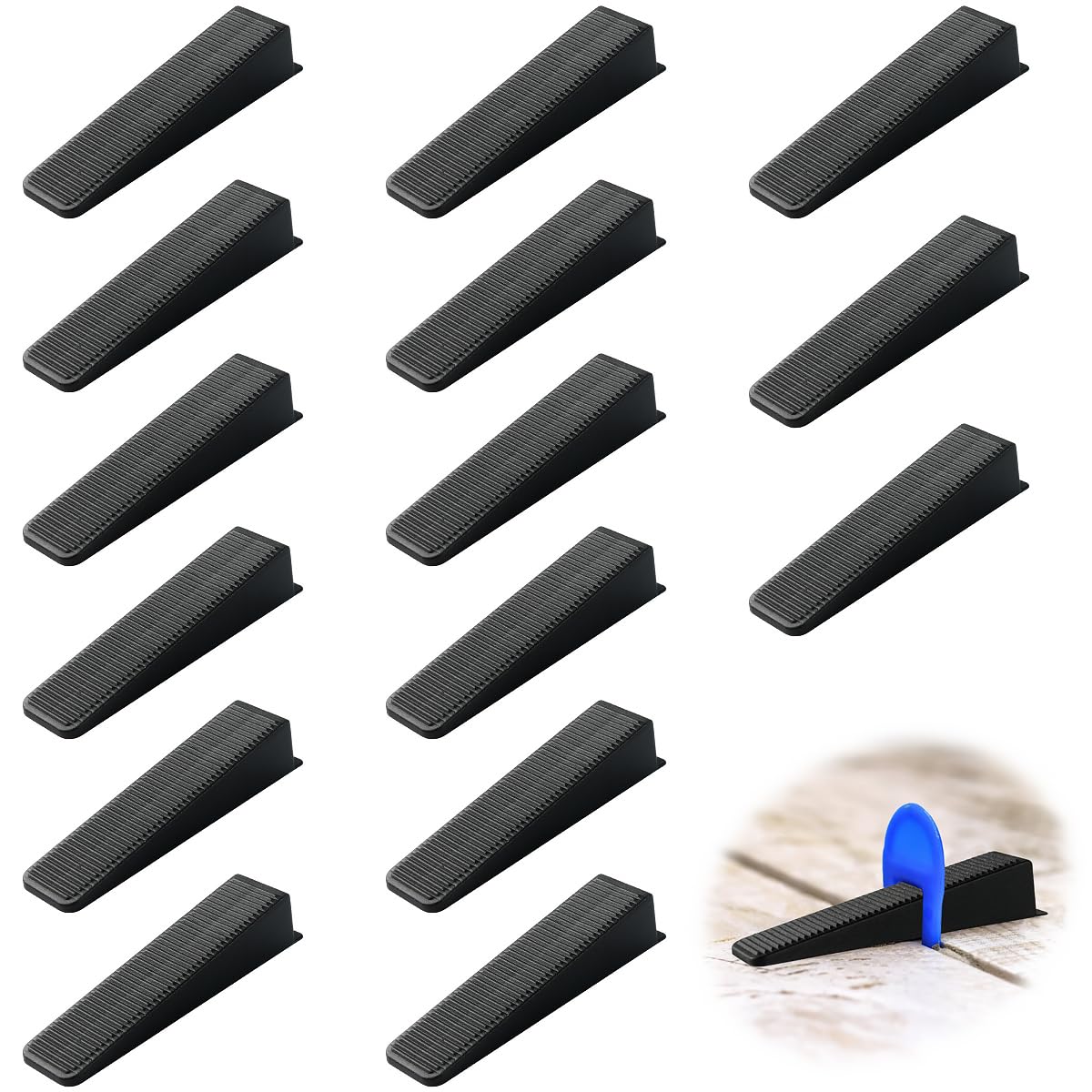 Car Rattle Wedges Wedges For Fence Panels FRIUSATE 20 Pcs Black Plastic Fence Panel ...