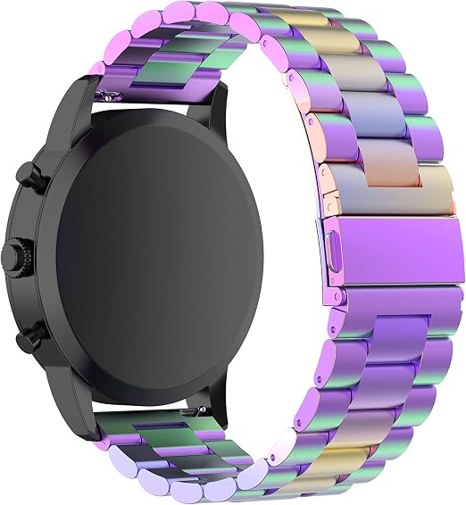 Amazon.com: Correa de metal compatible con Garmin Venu 2S/Venu 2 bandas  para hombres y mujeres de repuesto de acero inoxidable para pulsera Venu 2S  Smartwatch accesorio (colorido, 1.575 in) : Electrónica