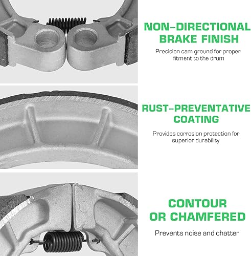 Miniatura 4 de Youxmoto Zapatas y pastillas de freno delanteras traseras aptas para Honda FourTrax Foreman 500 2014-2022 para frenos Rancher 420 2007-2021, TRX420