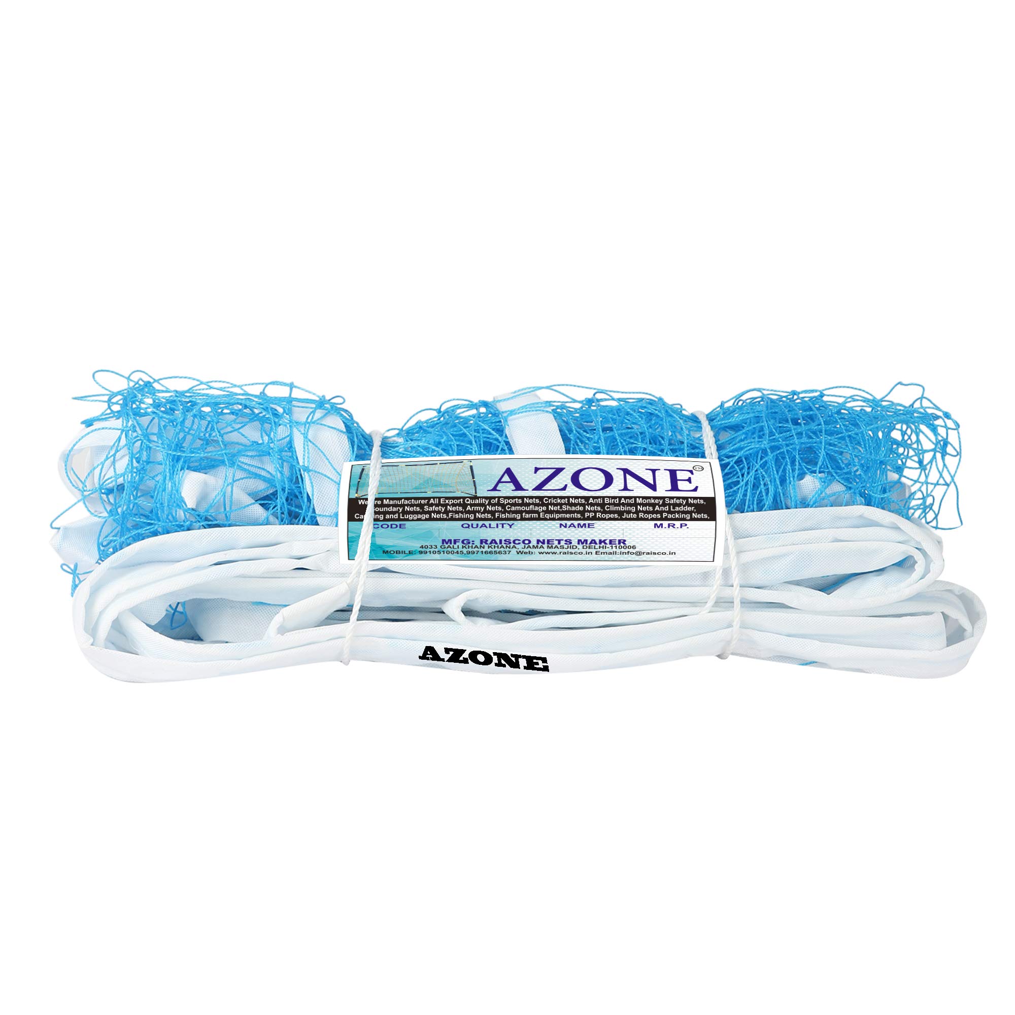 717 Practice Volleyball Net (Blue, White, Black)