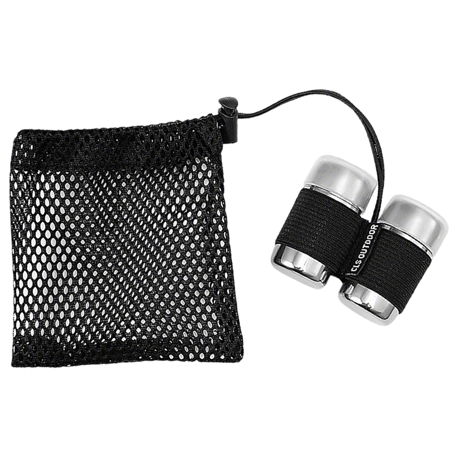 Generic 2 Pack Mini Stainless Steel Salt and Pepper Shakers Set, Leakproof Travel Spice Containers with Clear Lid, Portable Seasoning Dispenser for Camping BBQ Hiking Outdoor Home Kitchen