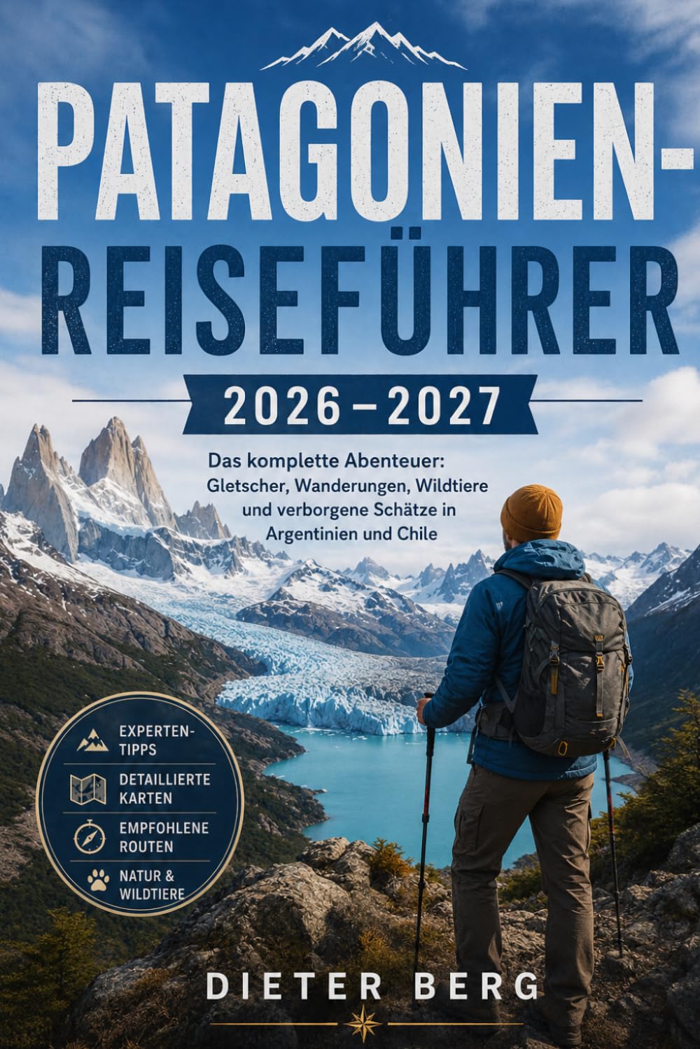 Patagonien-Reiseführer 2026–2027: Das komplette Abenteuer: Gletscher, Wanderungen, Wildtiere und verborgene Schätze in Argentinien und Chile